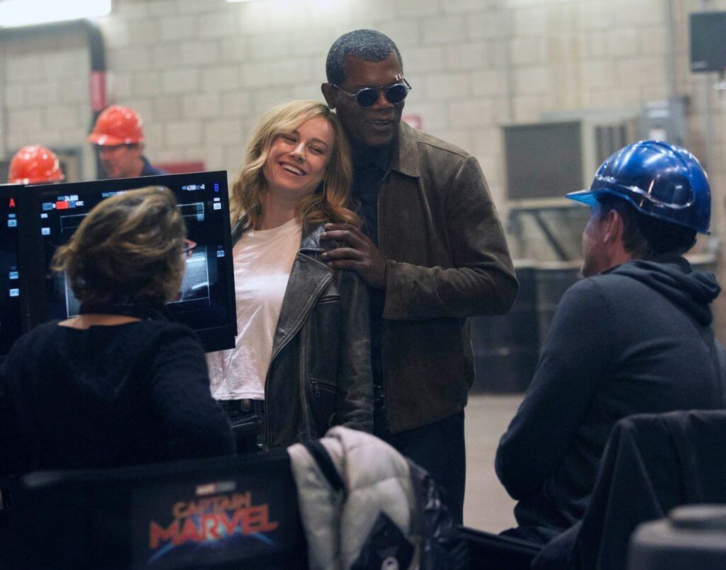 Hé lột một loạt những ảnh hậu trường của bom tấn Captain Marvel
