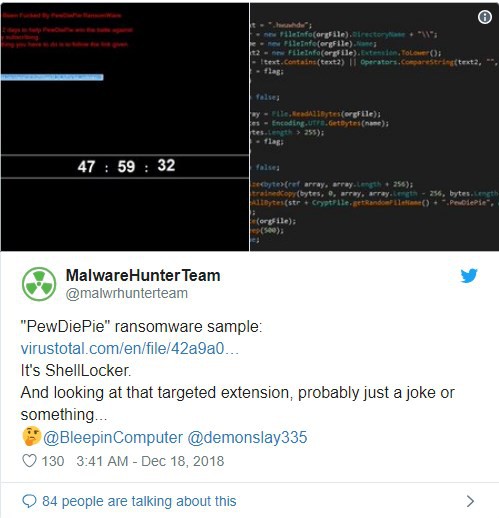 Hack tạo virus sẽ khóa thông tin người dùng vĩnh viễn nếu PewDiePie thua T-Series