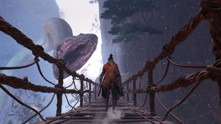 Sekiro: Shadows Die Twice - Hướng dẫn vượt qua con rắn khổng lồ