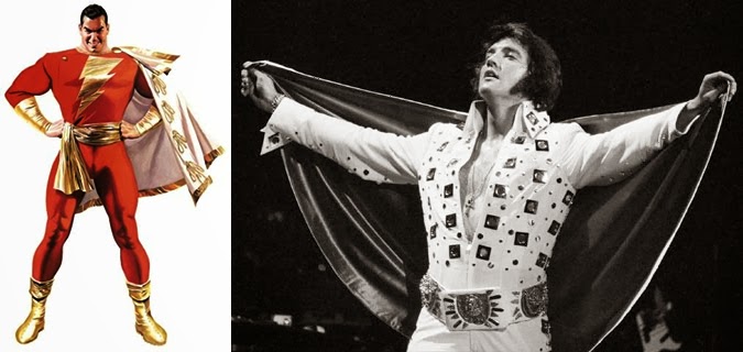 Liệu có mấy ai ngờ Elvis Presley lại được truyền cảm hứng bởi siêu anh hùng Shazam