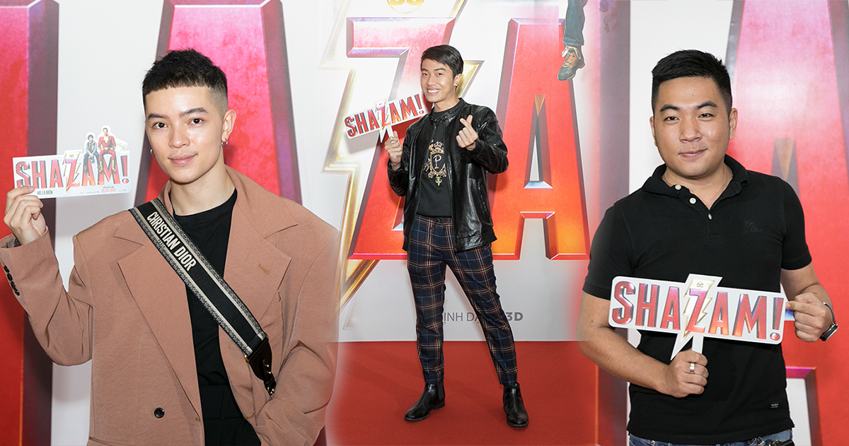 Cris Devil, Kelbin Lei cùng dàn khách mời trở thành những khán giả đầu tiên của "Shazam!"