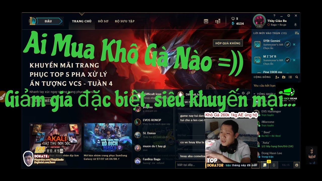 Fan Thầy Ba spam quảng cáo khô gà trên kênh stream của Độ Mixi và cái kết