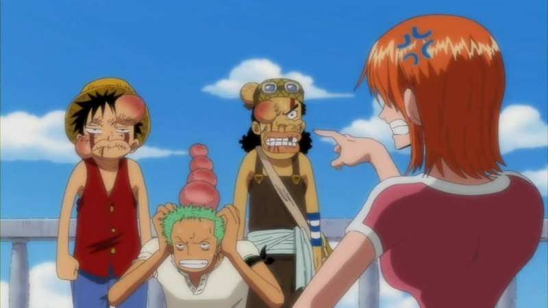 Nami: Nếu bạn là fan của One Piece thì không thể bỏ qua hình về Nami - cô nàng cướp biển xinh đẹp và thông minh. Là người đứng đầu trong việc vận hành tàu Mũ Rơm, Nami sở hữu một sức mạnh phi thường trong việc kiếm tiền và quản lý tài chính.