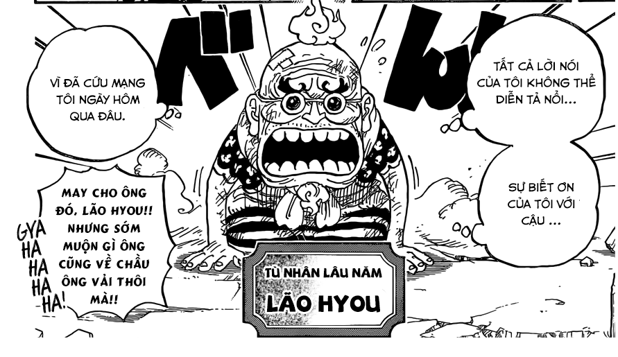 Spoiler One Piece Chap 939 - Đảỏ hải tặc - Hyou già cả nhưng không quên lối về