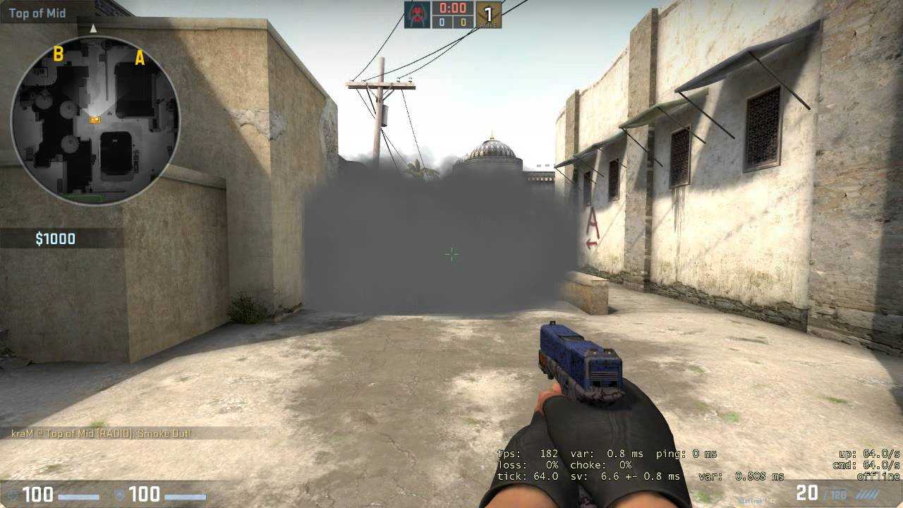 Glitch mới trong CS: GO - Counter Strike giúp người chơi nhìn xuyên qua bom khói