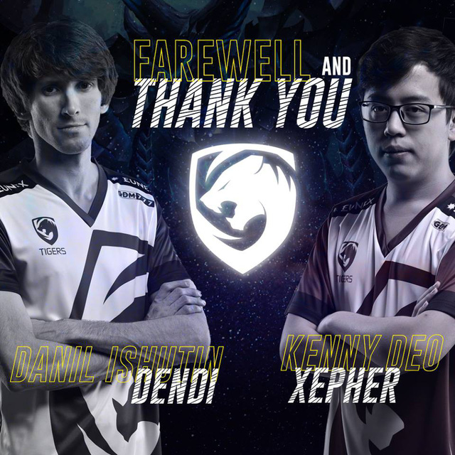 DOTA 2: Dendi chính thức rời khỏi Tigers sau 3 tháng thi đấu tại SEA