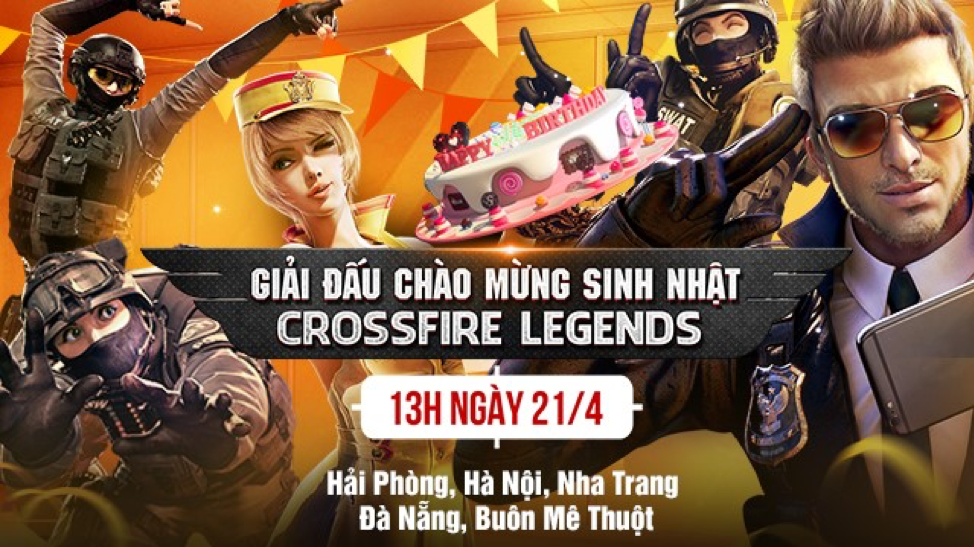 CrossFire Legends tổ chức giải đấu nhân dịp sinh nhật 2 tuổi khắp mọi miền đất nước