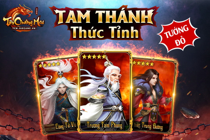 Tam Thánh Thức Tỉnh, bộ ba tướng đỏ đầu tiên chính thức xuất hiện tại Tân Chưởng Môn VNG