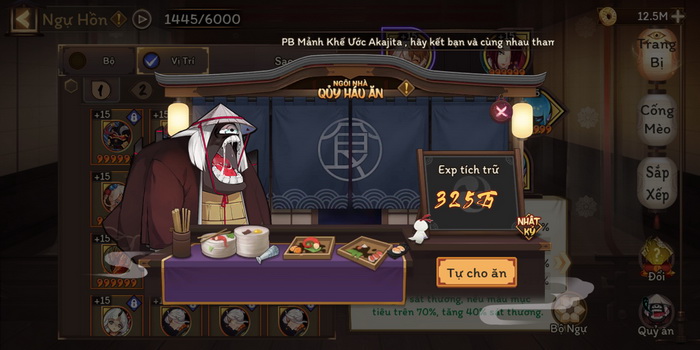 Âm Dương Sư: Hướng dẫn tính năng Quỷ Háu Ăn và những điều bạn cần lưu ý