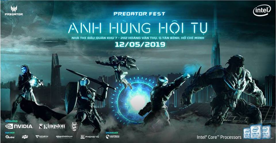 Predator Fest 2019 sự kiến lớn nhất đến từ Acer - nơi quy tụ các sản phẩm tối tân mà game thủ không thể bỏ qua