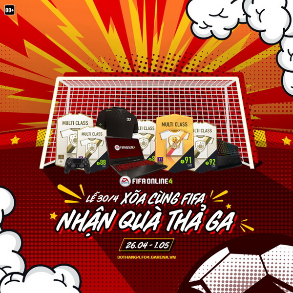 Fifa Online 4: Tổng hợp các sự kiện đặc biệt hấp dẫn mừng lễ 30/4 - 1/5