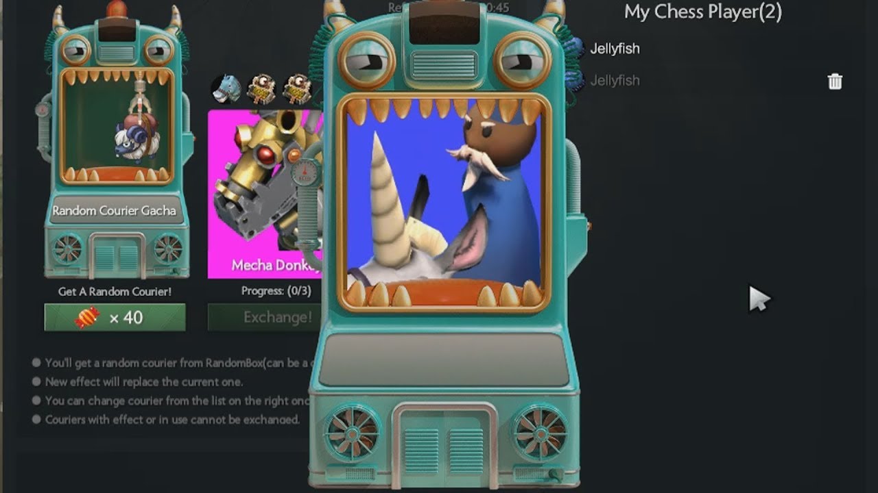 Dota Auto Chess: Tổng hợp tất cả Courrier mà người chơi có thể may mắn quay thưởng