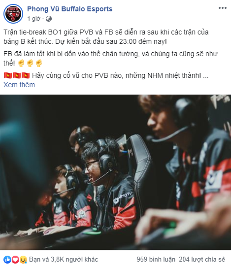 LMHT: MSI 2019 - Quyết ăn thua đủ với Fenerbahçe, fan Việt tuyên bố cùng PVB xuyên đêm