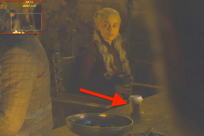 Game of Thrones để lọt một ly Starbucks ngay trong phim, mùa đông không còn lạnh nữa