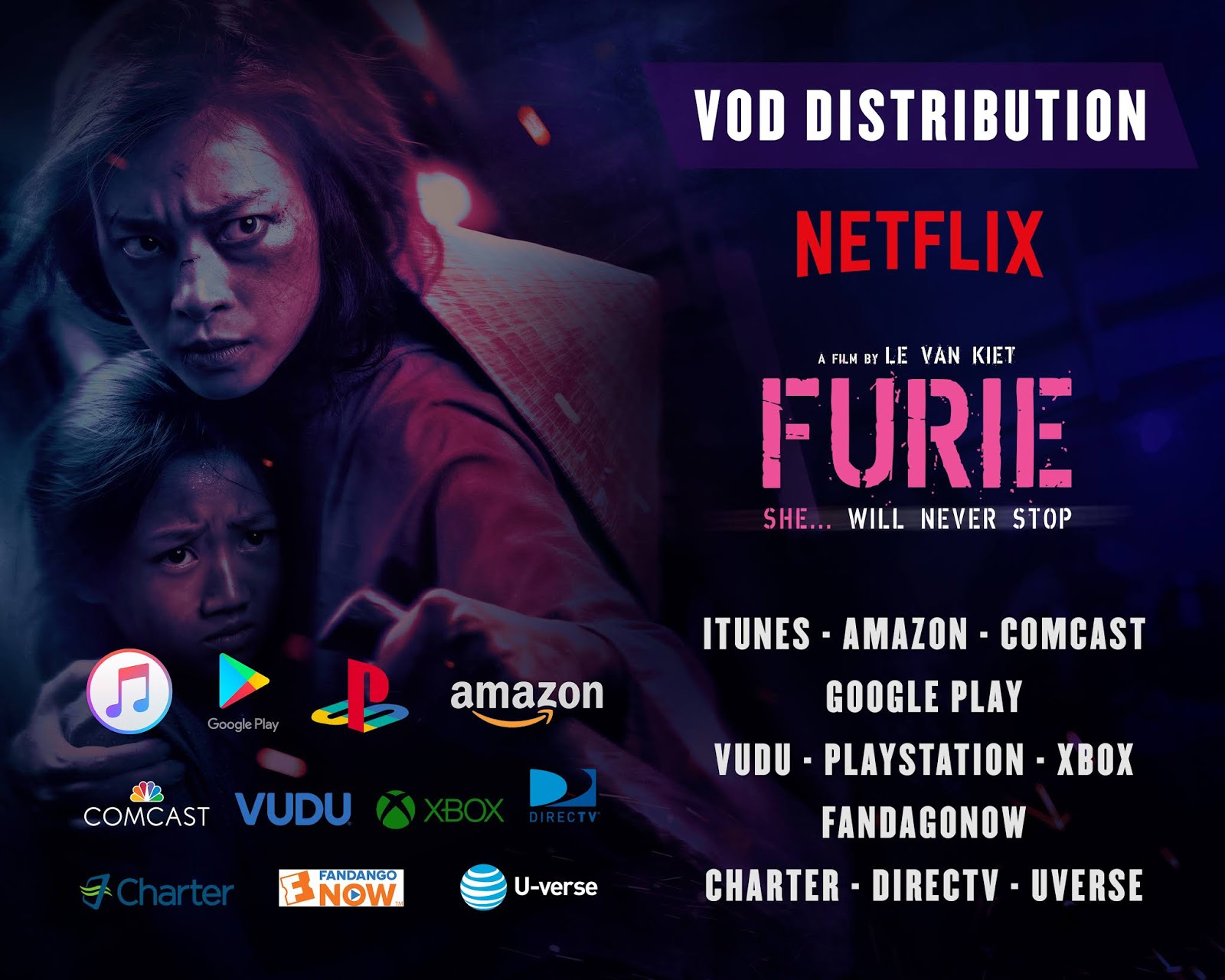 Hai Phượng chính thức trình chiếu Netflix
