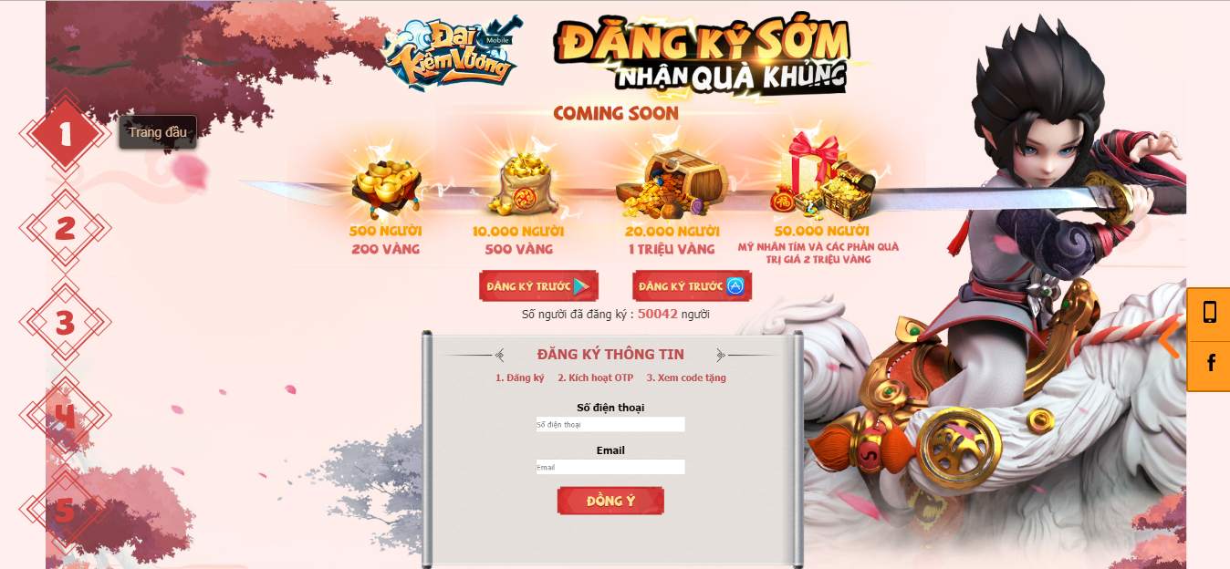 Đại Kiếm Vương Mobile - Tặng ngay 200 Giftcode nhân dịp ra mắt chính thức với những phần quà hấp dẫn