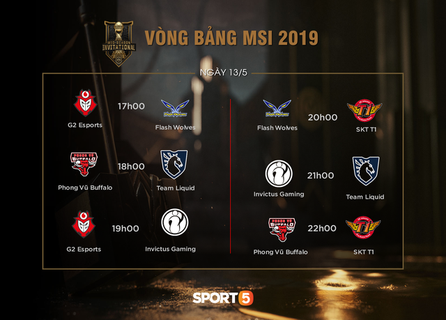 LMHT: Lịch thi đấu Ngày 4 MSI 2019, cơ hội cuối cùng để PVB có thể đi tiếp vào vòng trong