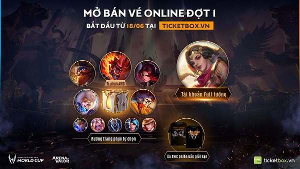 Mở bán vé online đợt 1 Vòng chung kết Giải quốc tế AWC 2019