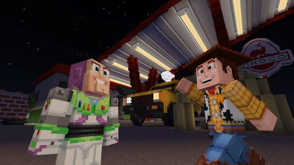 Khi Toy Story du nhập vào thế giới Minecraft