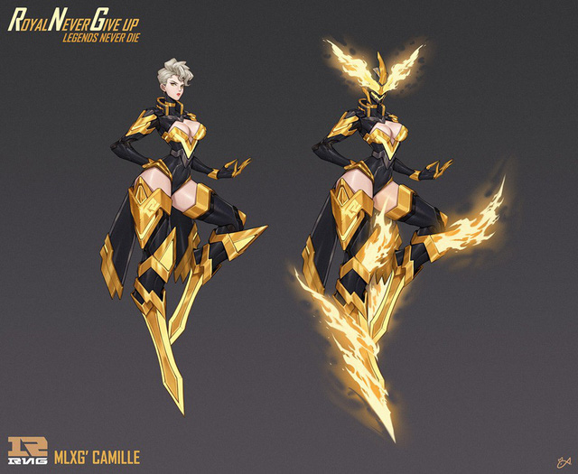 LMHT: Người hâm mộ làm hẳn bộ skin vô địch dành cho RNG vì chờ lâu quá chưa thấy họ vô địch CKTG