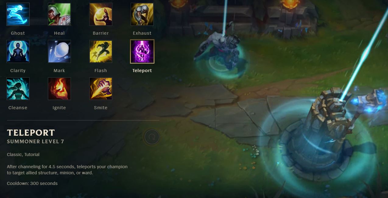 LMHT: Dịch Chuyển là phép bổ trợ được yêu thích nhất trong thi đấu chuyên nghiệp