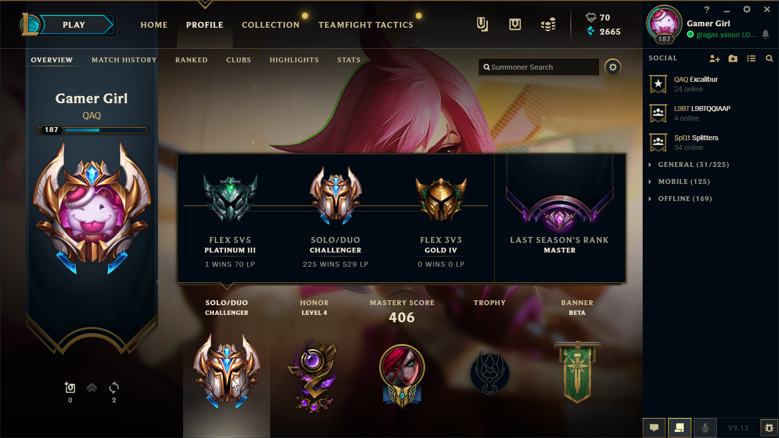 LMHT: Xuất hiện cô nàng có tận 3 tài khoản Thách Đấu và chỉ chơi mỗi Katarina