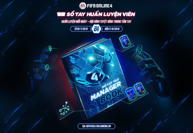 FIFA Online 4: Hướng dẫn sử dụng Sổ tay Huấn Luyện Viên Mùa 1 hiệu quả và nhiều quà nhất