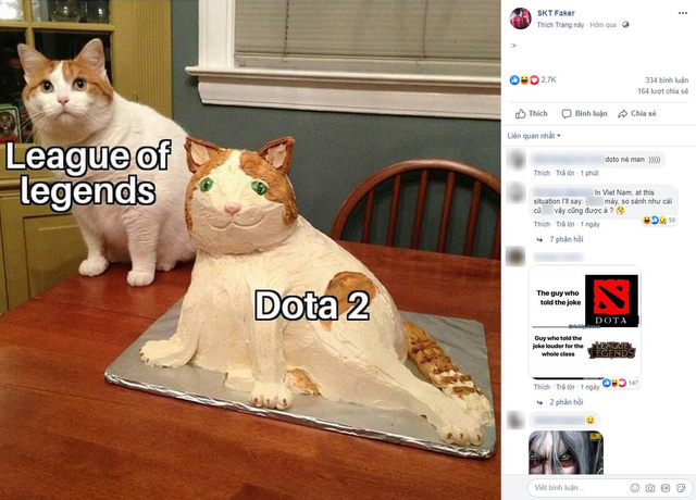 LMHT: Fanpage giả mạo Faker "cà khia" Dota 2 khiến cộng đồng mạng phẫn nộ