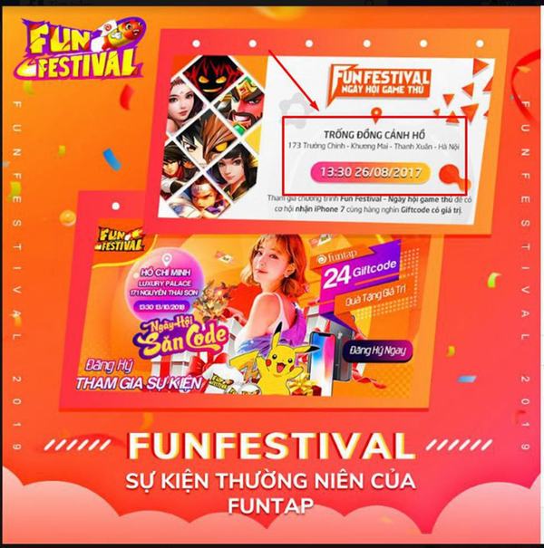 Funtap Festival 2019 - "Quần Hùng Hội Tụ" trong ngày hội game thủ lớn nhất từ trước đến nay