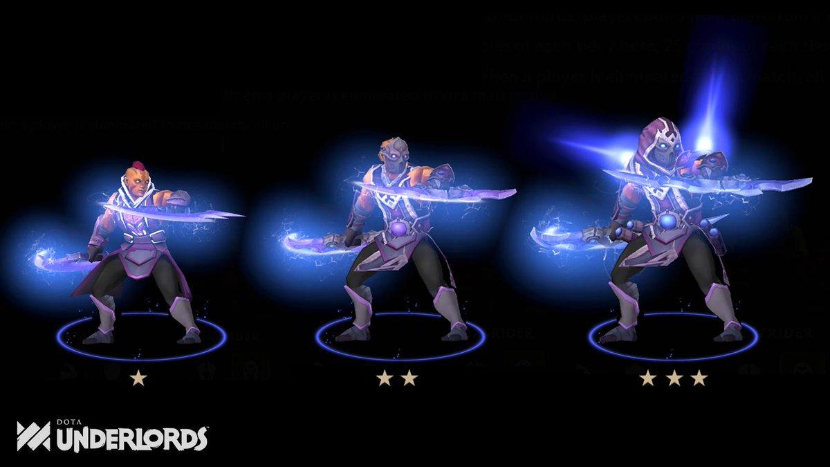 Dota Underlords - Xem qua nhưng thiết kế tạo hình tướng 2 sao 3 sao mới trong bản cập nhật kế