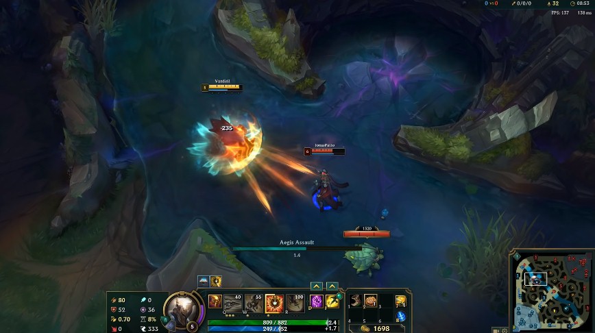 LMHT: Chiêu E của Pantheon siêu bá đạo, chặn được gần như tất cả mọi loại sát thương