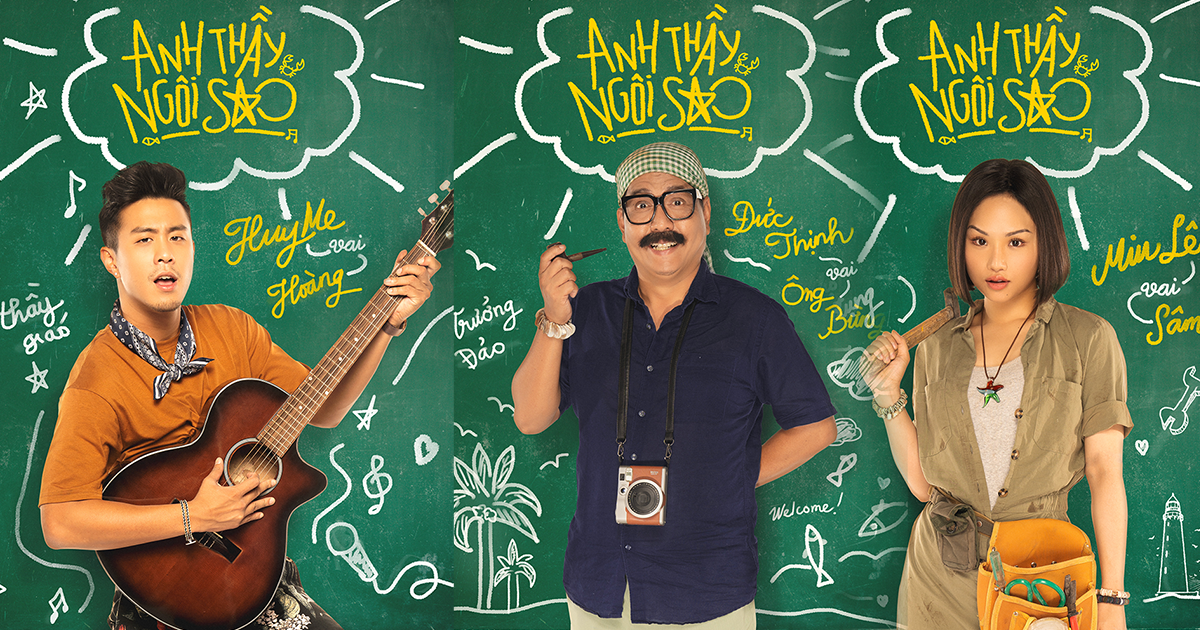 Ekip Anh thầy ngôi sao cho ra mắt bộ poster nhân vật độc đáo