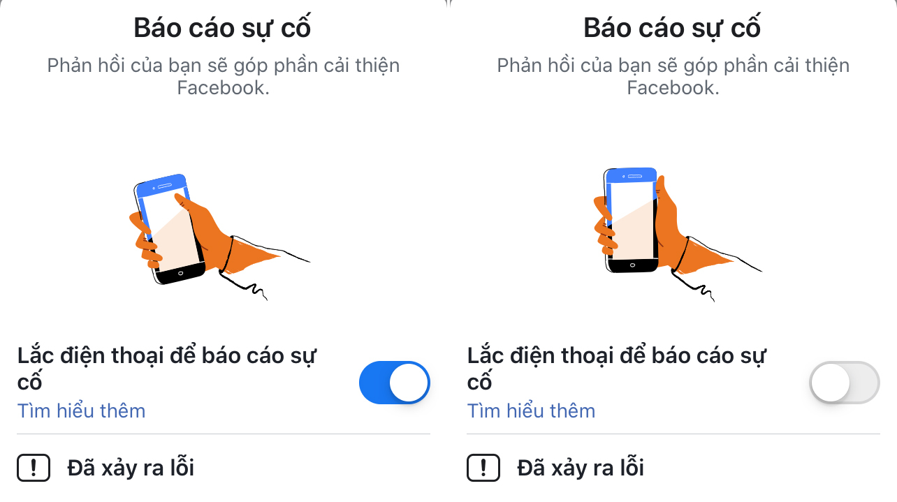 Hướng dẫn: Tắt ứng dụng Shake (Lắc để thông báo sự cố) trên Facebook