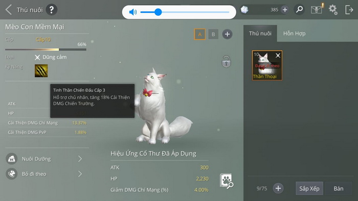 AxE Alliance vs Empire: Hướng dẫn hệ thống Pet và cách chọn Pet mạnh nhất theo nhân vật