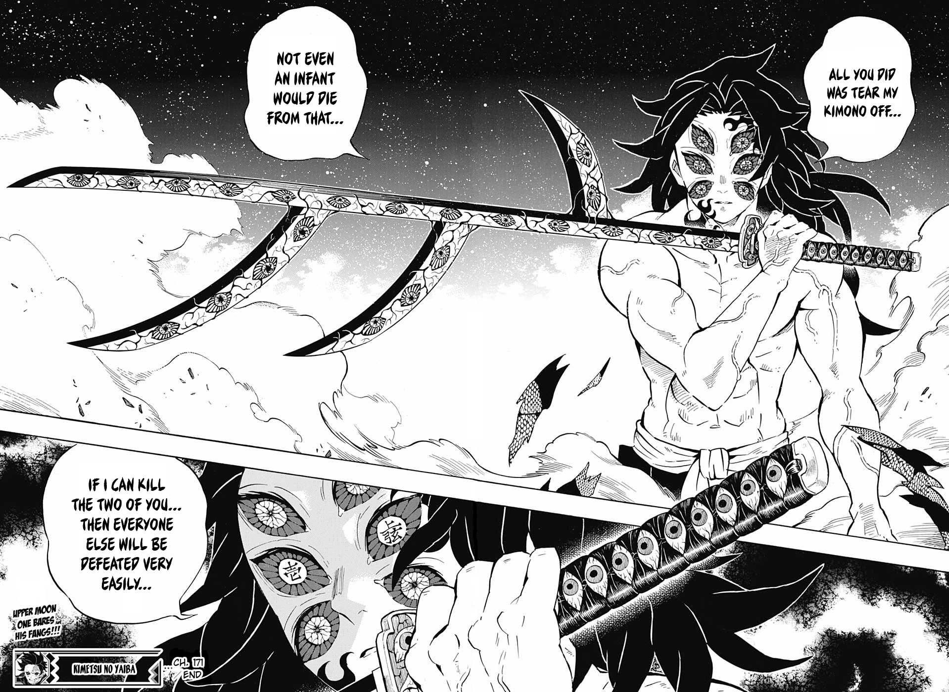 Dự Đoán Spoiler Kimetsu No Yaiba chapter 172 - Genya có thể được buff sức mạnh, lai lịch của Kokushibo có thể được tiết lộ