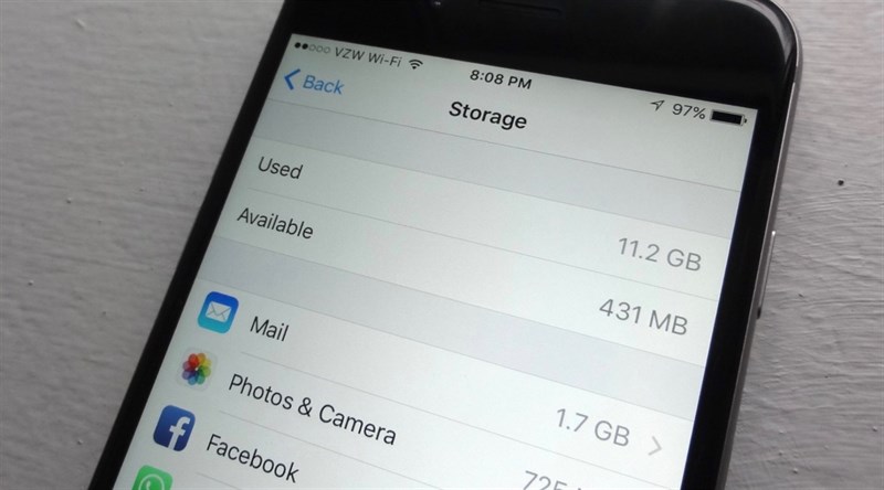Cách khắc phục vấn đề hết dung lượng bộ nhớ trên iPhone