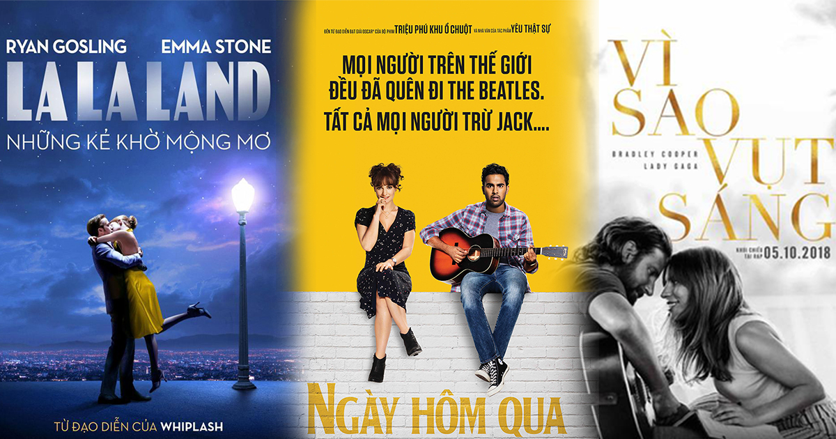 Sự bùng nổ của dòng phim ca nhạc lãng mạn trên màn ảnh