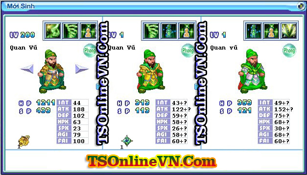 TS Online Mobile: Tổng hợp tất cả Pet Hệ Phong chuyển sinh 1 và 2 đầy đủ nhất