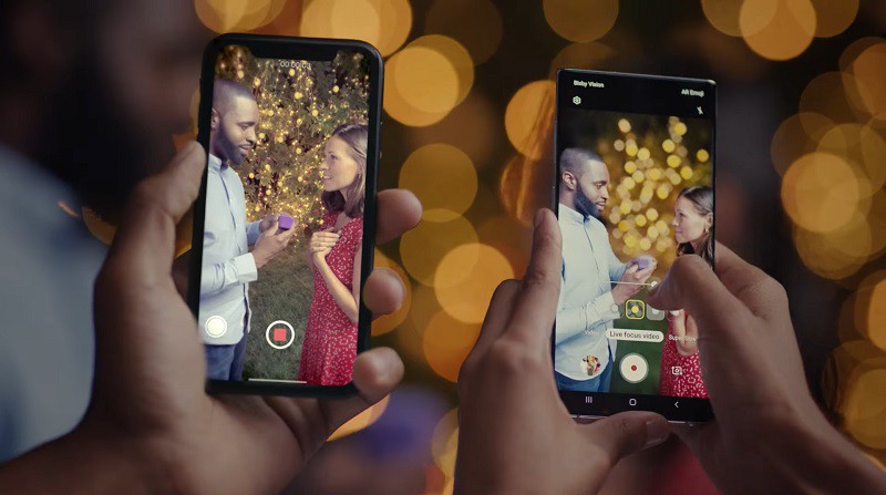 SamSung đăng tải video "cà khịa" Apple, chê iPhone 11 không có tính năng xoá phông xịn xò như Galaxy Note 10