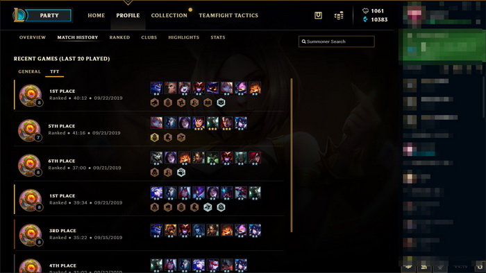 Đấu Trường Chân Lý: Bảng kết quả Lịch sử đấu sẽ ra mắt ở bản cập nhật 9.19