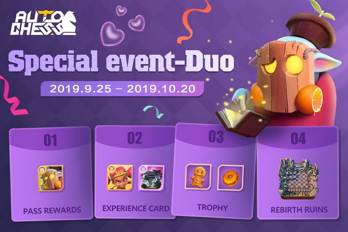 Auto Chess Mobile mở hàng loạt sự kiện và phần thưởng thú vị chào đón chế độ Duo ra mắt