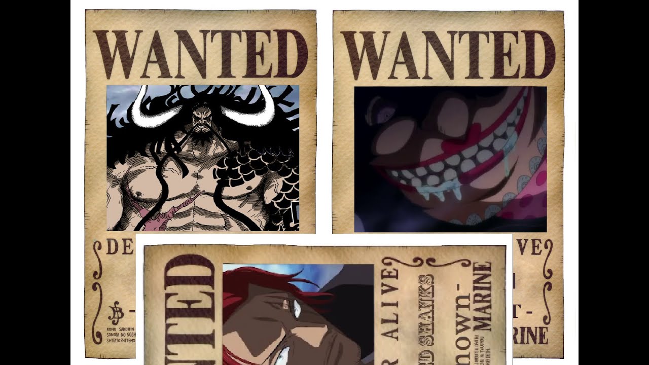 Spoiler One Piece 957 - Tiền thưởng của 4 Tứ Hoàng và Vua Hải Tặc Roger chính thức công bố