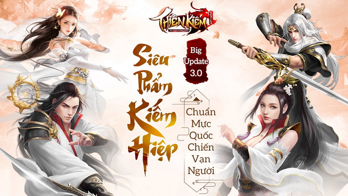 Thiên Kiếm Mobile tặng giftcode nhân dịp Big Update "Game Quốc Chiến vạn người"