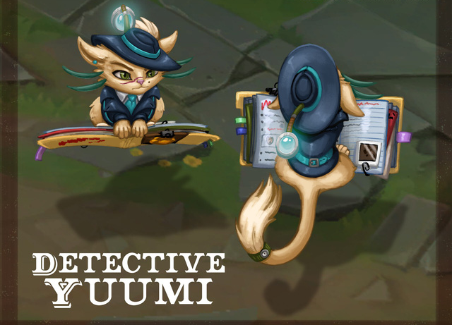 LMHT: Chiêm ngưỡng trang phục Yuumi Thám Tử cực đặc sắc được thực hiện bởi game thủ