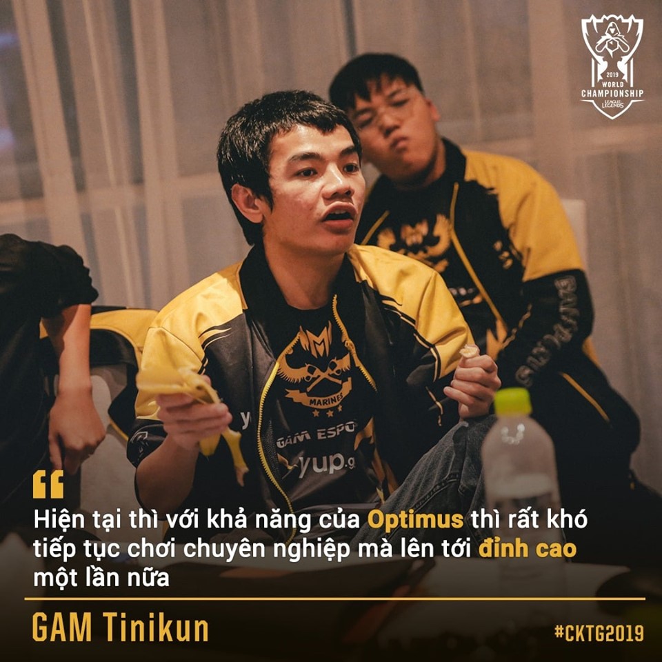 LMHT - HLV Tinikun nhận xét rằng Optimus khó có thể trở lại đỉnh cao, nên trở thành streamer 