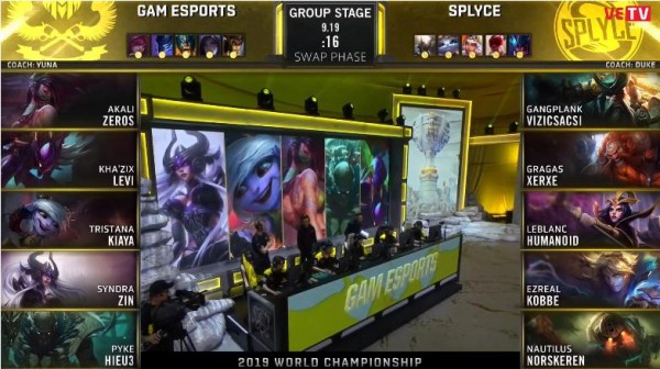 [CKTG 2019 Bảng B] GAM khởi đầu khó khăn khi để thua SPLYCE