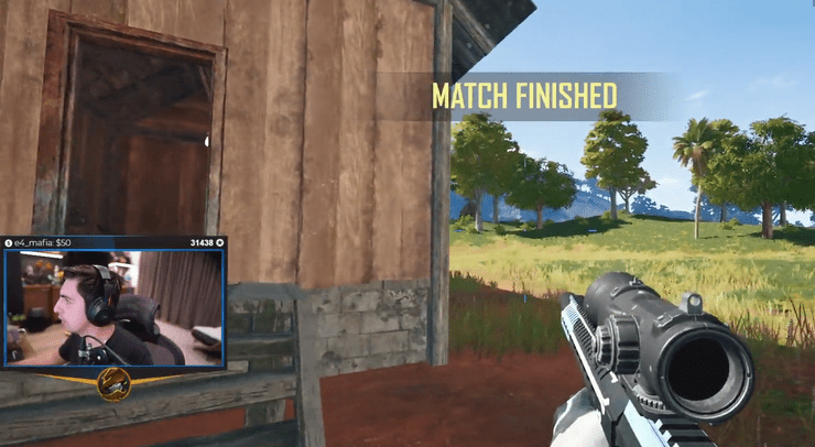 PUBG: Streamer Shroud bất ngờ khi giành Top 1 trong trận đấu mà không cần bắn 1 viên đạn