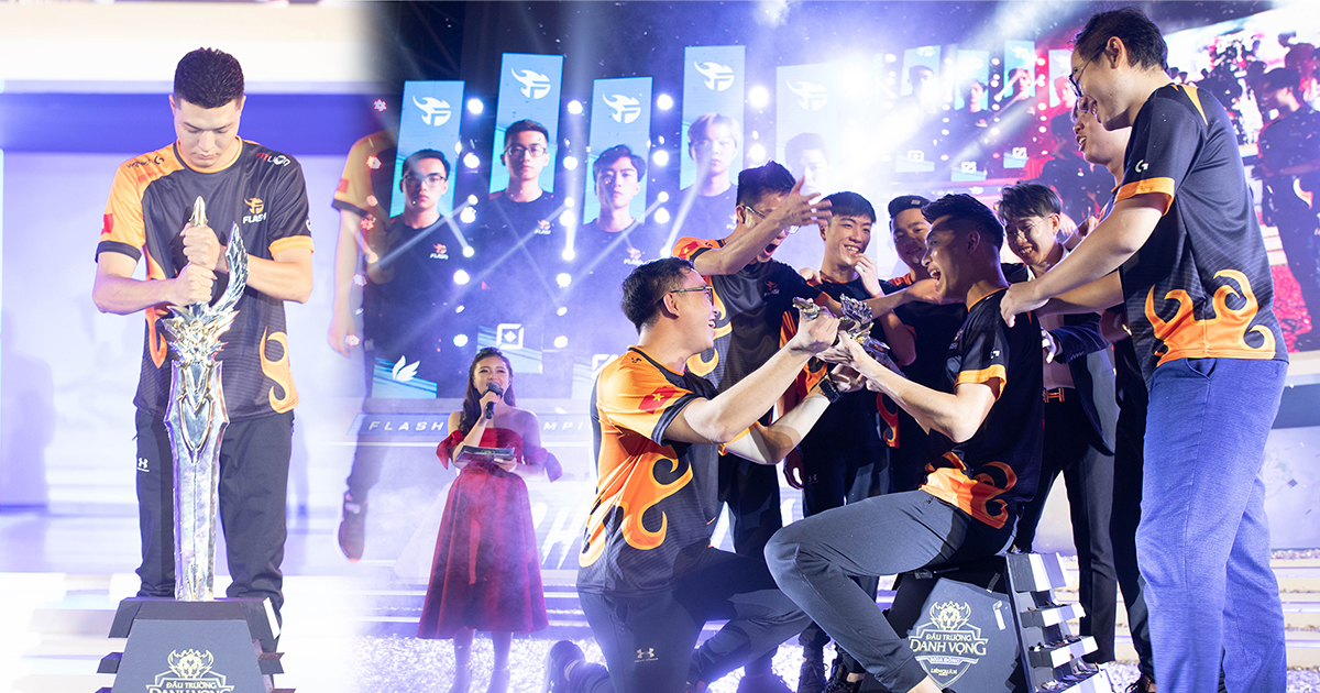 Gấu - người anh cả vững vàng của Team Flash sau ba chức vô địch Đấu trường Danh Vọng