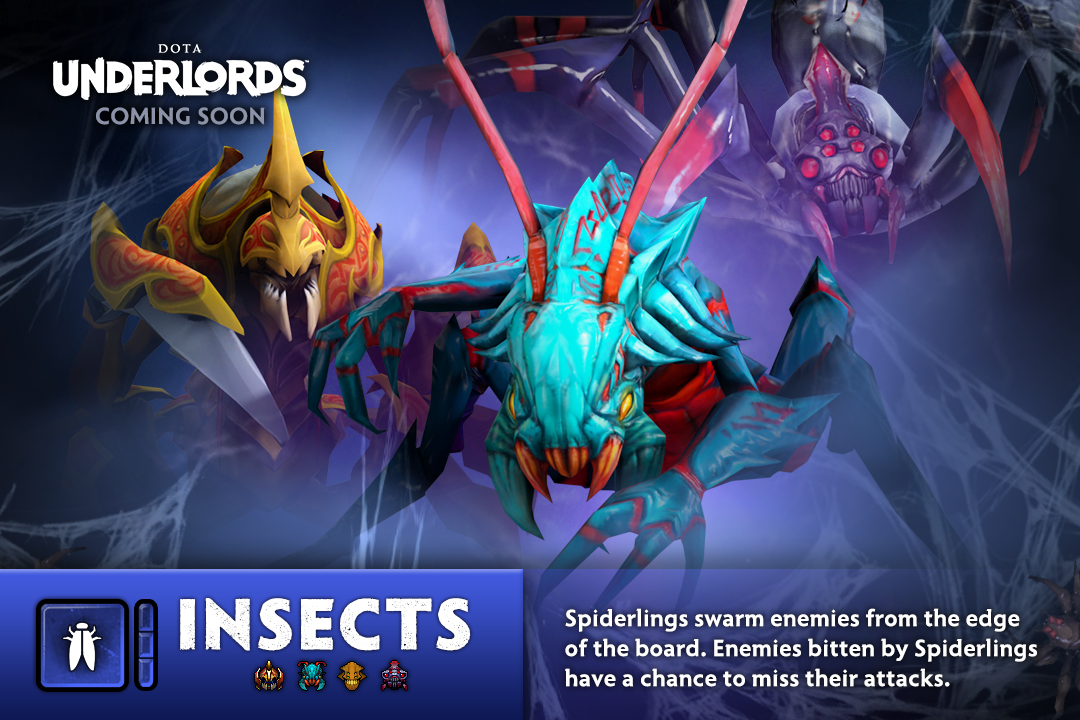 Dota Underlords - Hé Lộ bản cập nhật mới ngày 19 tháng 10 xuất hiện Alliance Healer và Insects