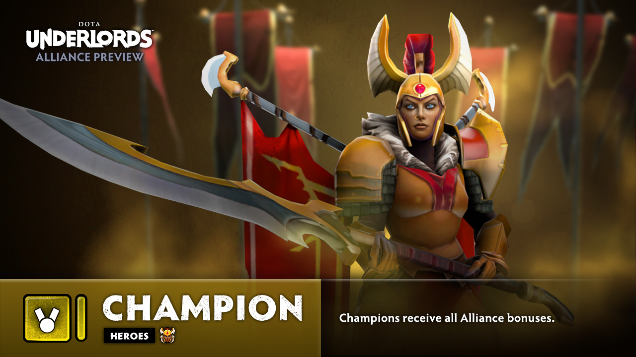 Dota Underlords - Xuất hiện thêm Alliance Champion và hàng loạt tướng mới